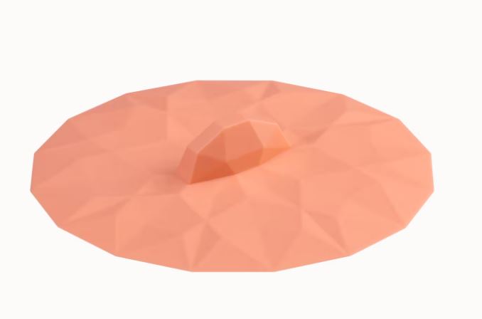 TAPA COPOS DIAMANTE CORAL SILICONE